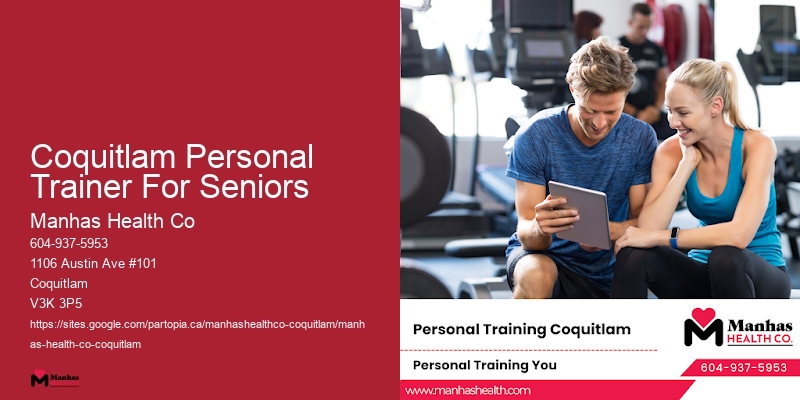 Coquitlam Personal Trainer For Seniors Fitness Trainer With Customized Coaching