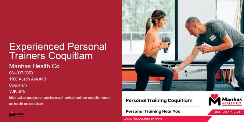 Experienced Personal Trainers Coquitlam Personal Trainer For Muscle Definition