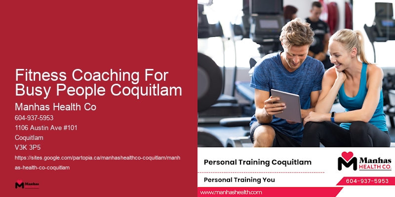 Fitness Coaching For Busy People Coquitlam Personal Trainer For Mental Health