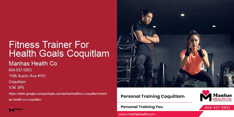 Personal Fitness Trainer Fitness Trainer For Health Goals Coquitlam