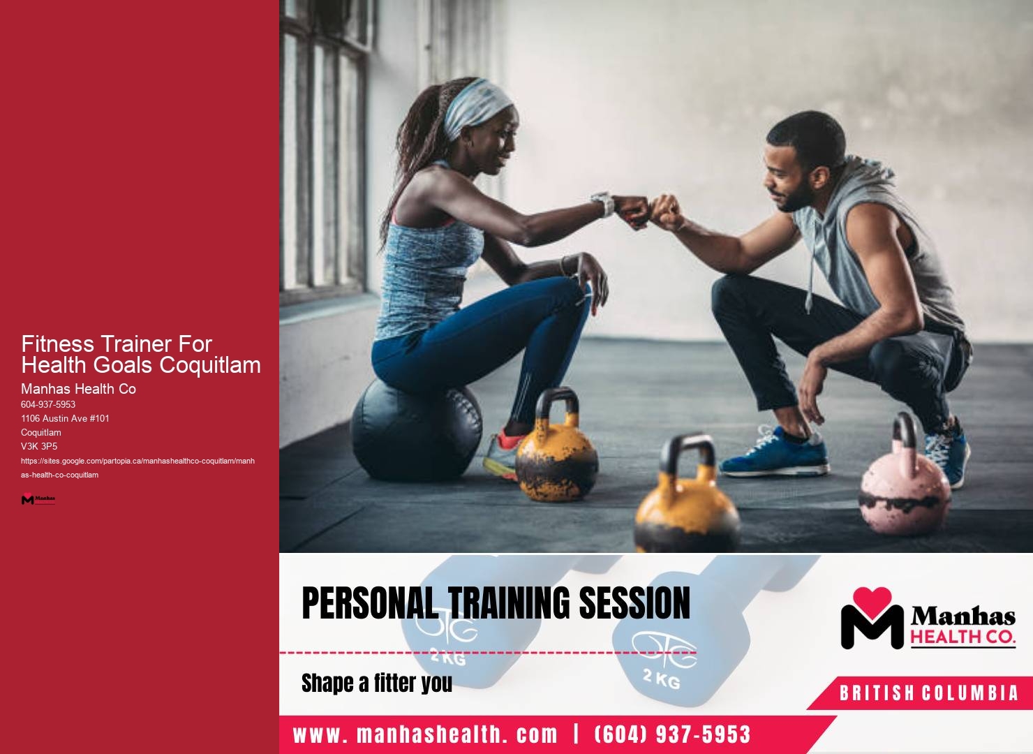 Personal Fitness Programs Fitness Trainer For Health Goals Coquitlam