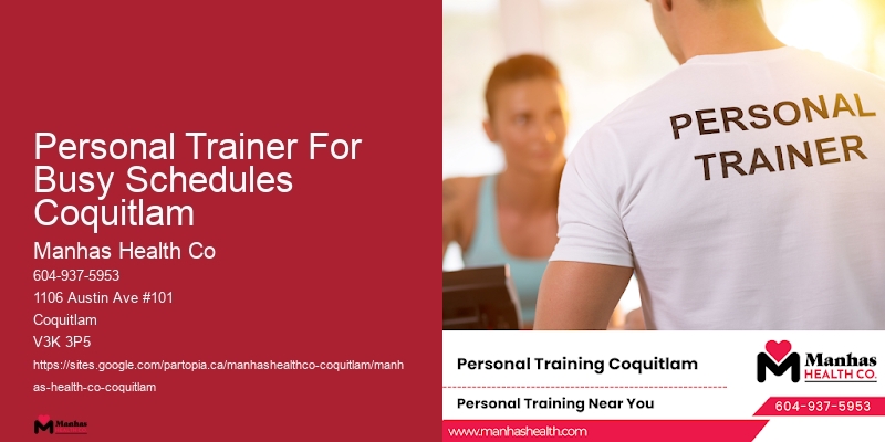 Personal Fitness Coach For Building Endurance Personal Trainer For Busy Schedules Coquitlam