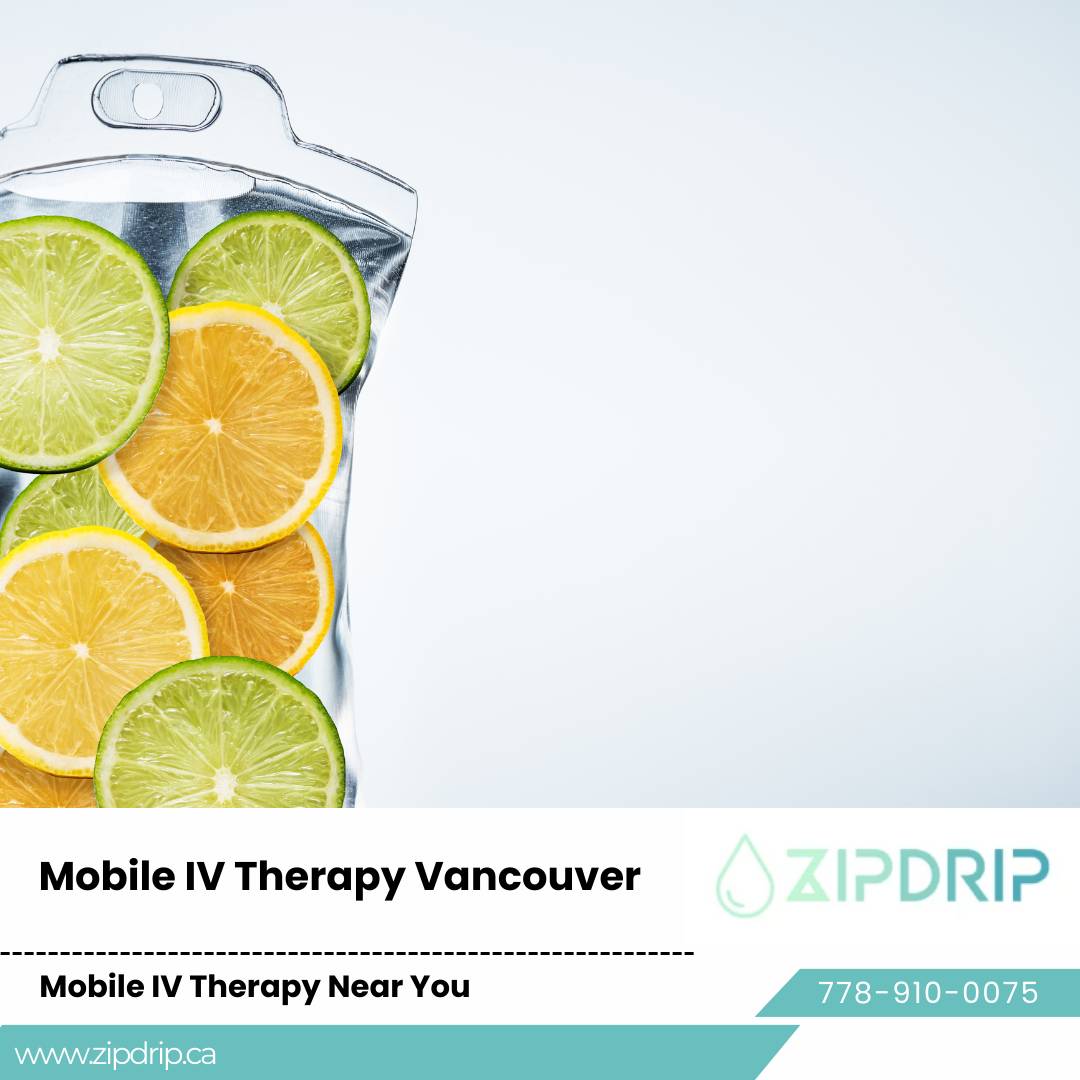 Mobile hydration services At-Home Hydration Drip Vancouver