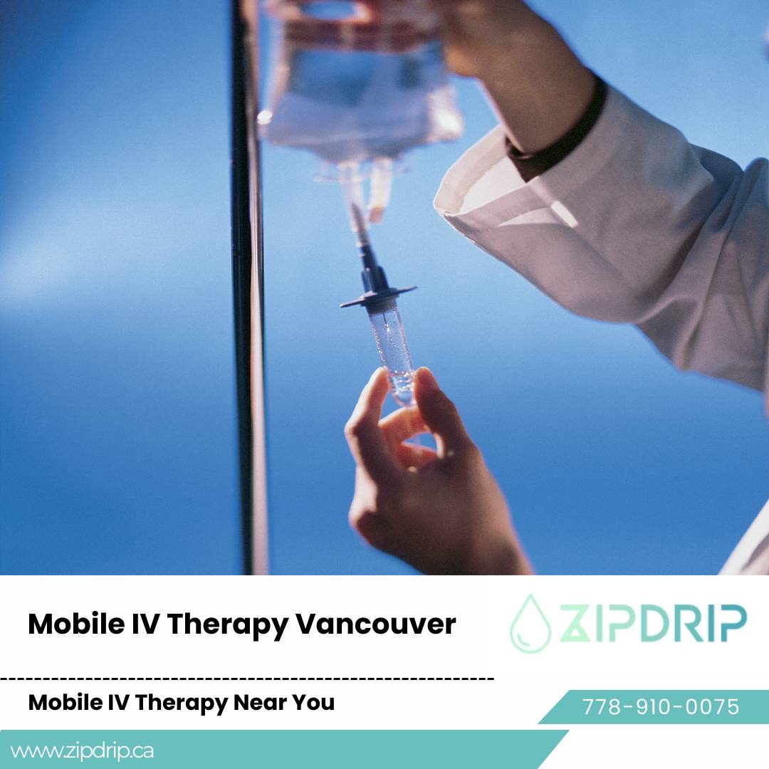 Mobile Wellness Treatments Customized Vitamin IV Vancouver