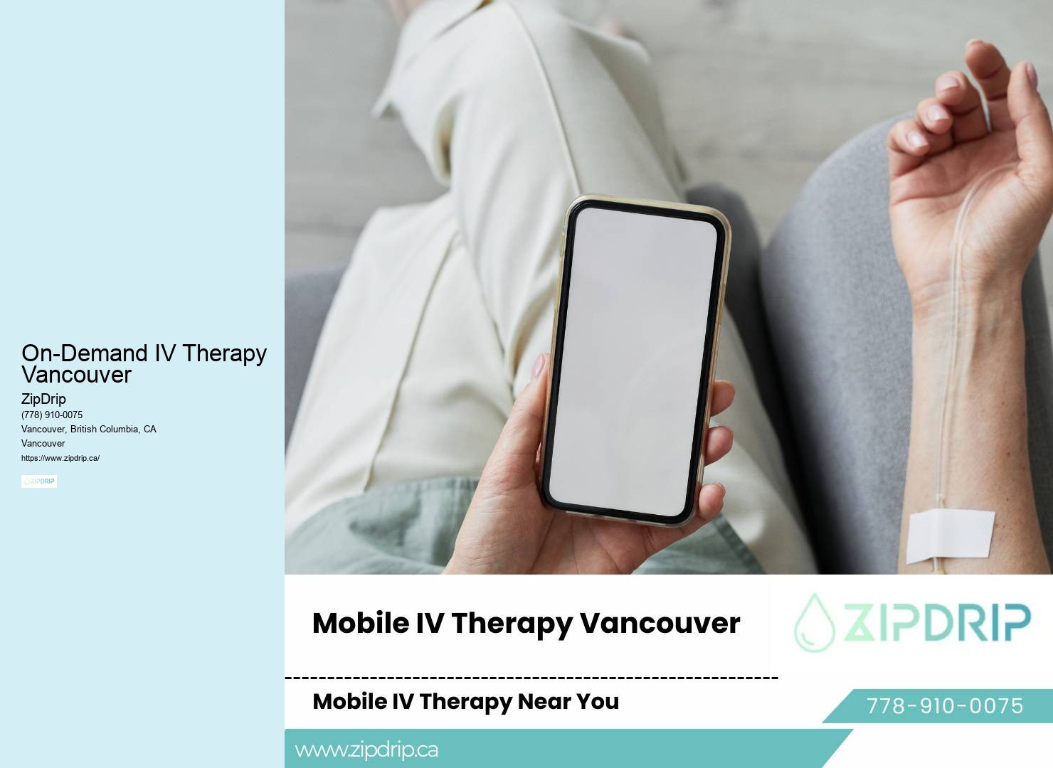 On-Demand IV Therapy Vancouver IV Hangover Therapy