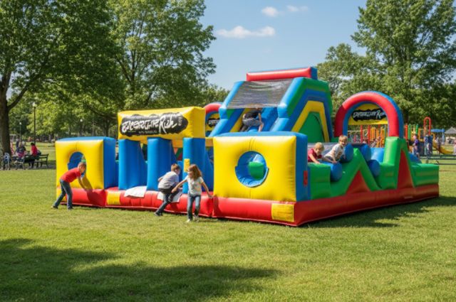 San Jose Inflatable Obstacle Course Rentals