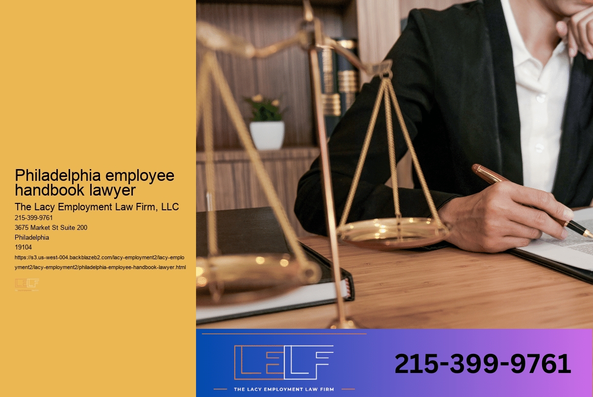 Philadelphia employee handbook lawyer
