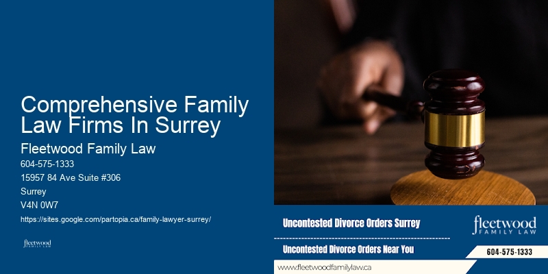 Comprehensive Family Law Firms In Surrey