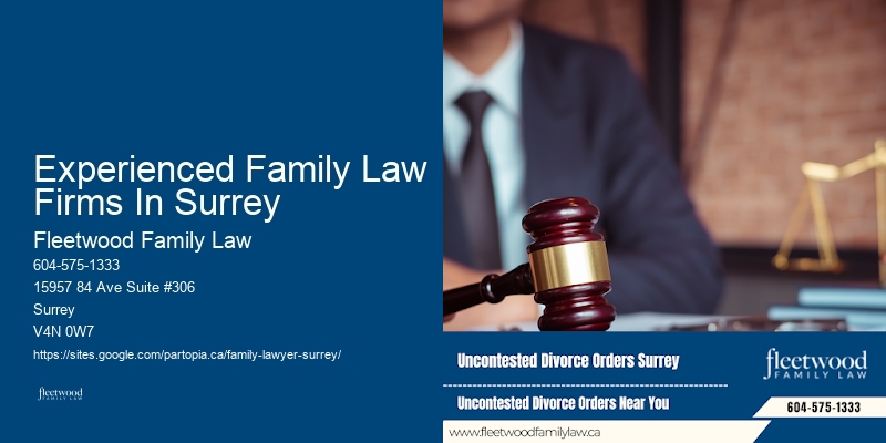 Experienced Family Law Firms In Surrey