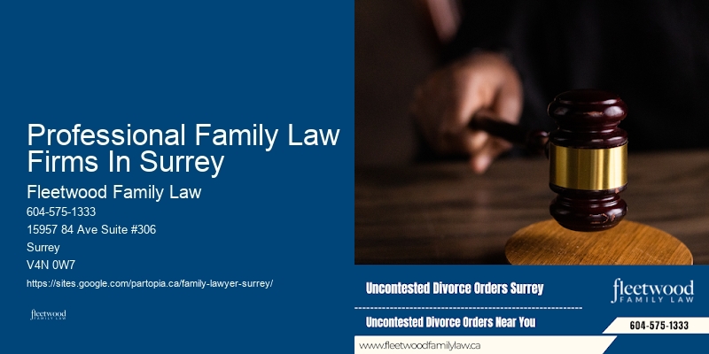 Professional Family Law Firms In Surrey