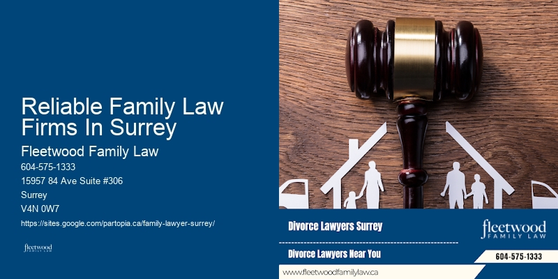 Reliable Family Law Firms In Surrey