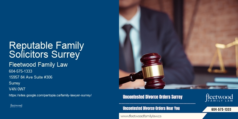 Reputable Family Solicitors Surrey