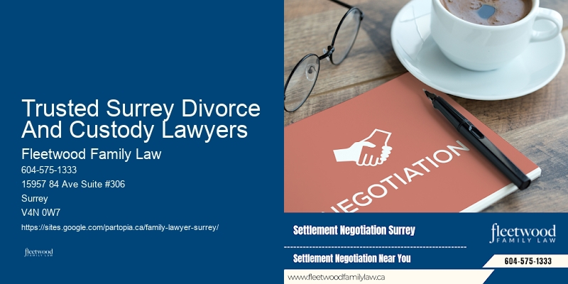 Trusted Surrey Divorce And Custody Lawyers