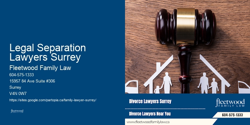 Legal Separation Lawyers Surrey
