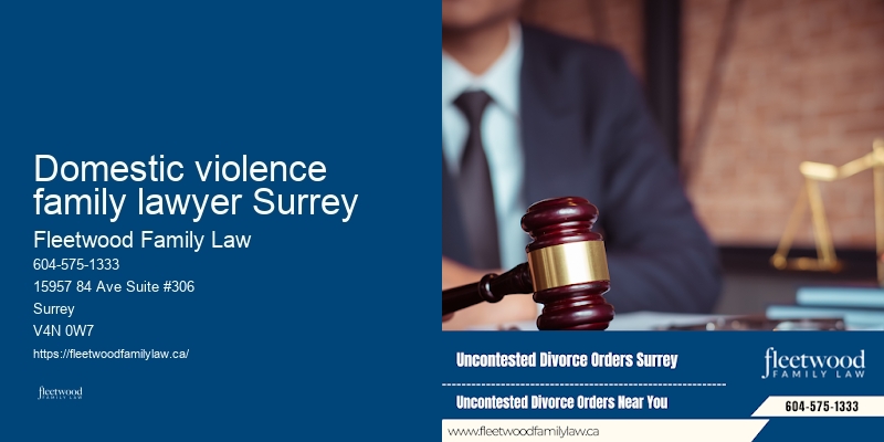 Domestic violence family lawyer Surrey