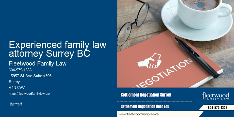Experienced family law attorney Surrey BC