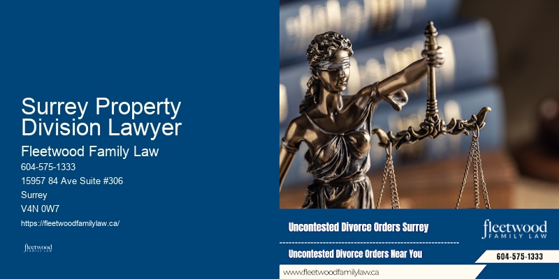 Divorce and Family Lawyer Surrey Property Division Lawyer