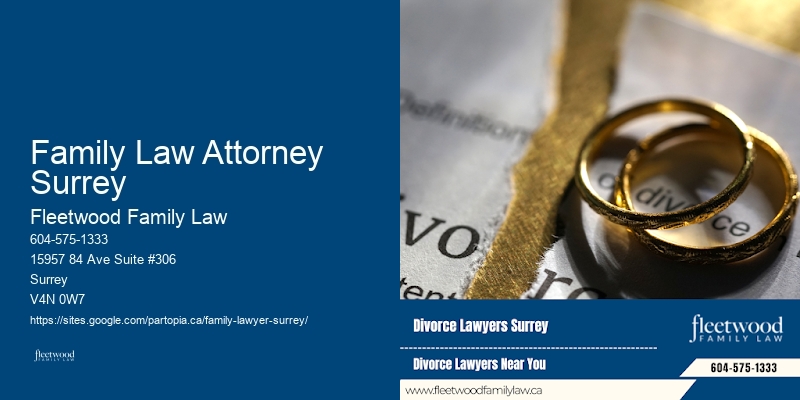 Family Law Attorney Surrey Legal Separation Lawyer