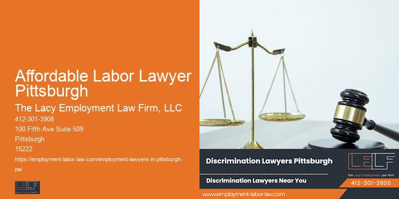 Wrongful Termination Consultation Affordable Labor Lawyer Pittsburgh