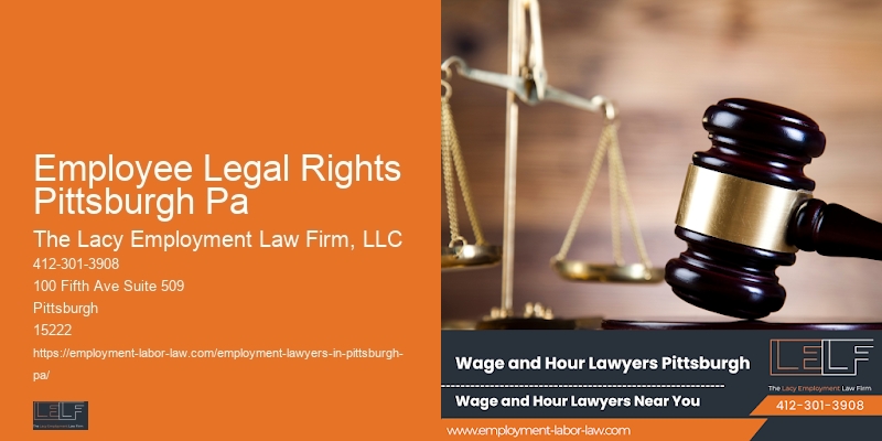 Employee Legal Rights Pittsburgh Pa Employee Rights Law Firm