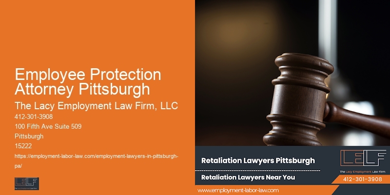 Employee Protection Attorney Pittsburgh Employee Protection Lawyer