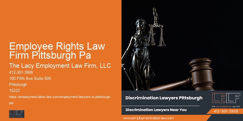 Trusted Discrimination Attorney Employee Rights Law Firm Pittsburgh Pa Pa