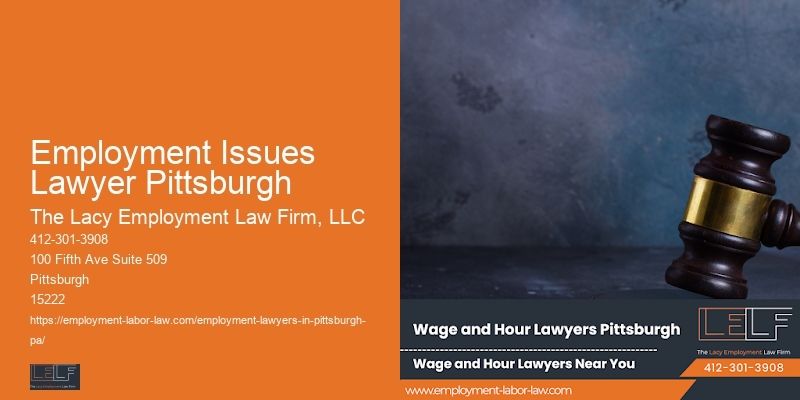 Employee Legal Advice Employment Issues Lawyer Pittsburgh