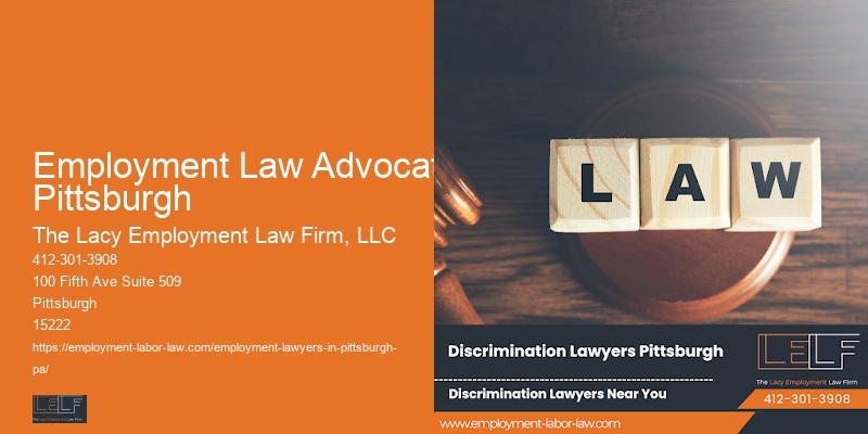 Employee Legal Advice Employment Law Advocate Pittsburgh Suburbs