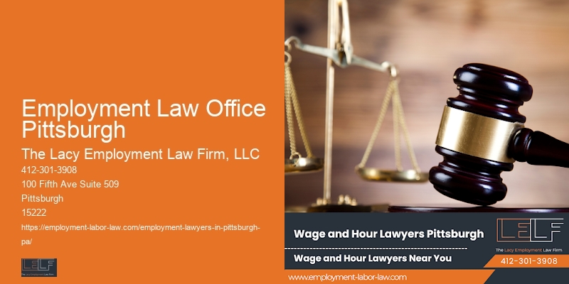 Employment Law Office Pittsburgh Employment Law Assistance