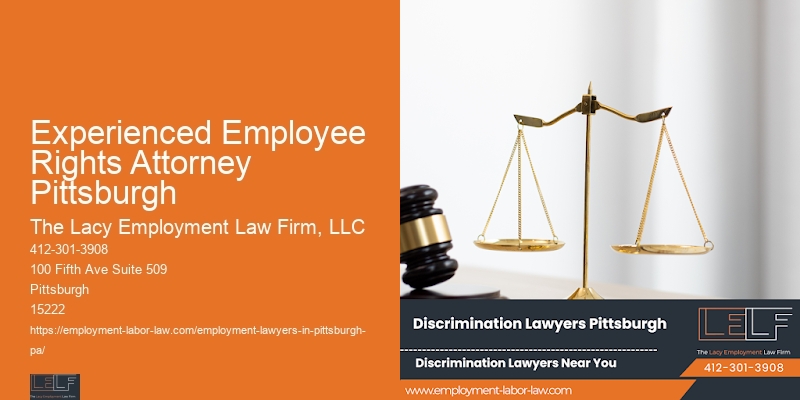 Employment Legal Help Experienced Employee Rights Attorney Pittsburgh