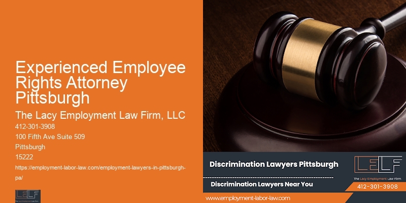 Experienced Employee Rights Attorney Pittsburgh