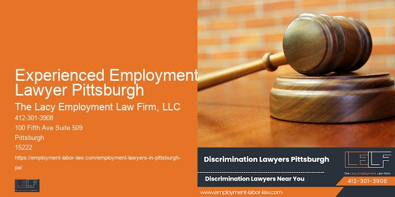 Discrimination Lawyer Experienced Employment Lawyer Pittsburgh Pa