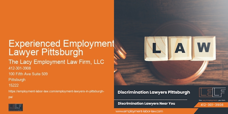 Experienced Employment Lawyer Pittsburgh Severance Attorney