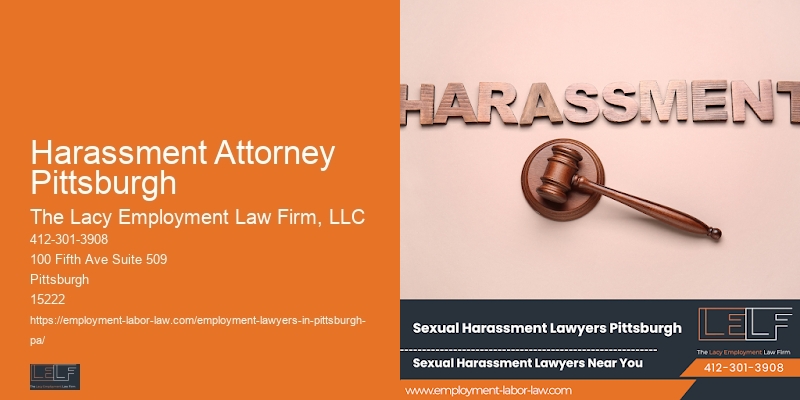 Wrongful Termination Lawyer Harassment Attorney Pittsburgh Pa