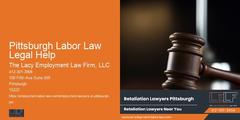 Employee Legal Services Pittsburgh Labor Law Legal Help Pa