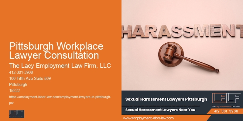 Law Firm For Employment Issues Pittsburgh Workplace Lawyer Consultation