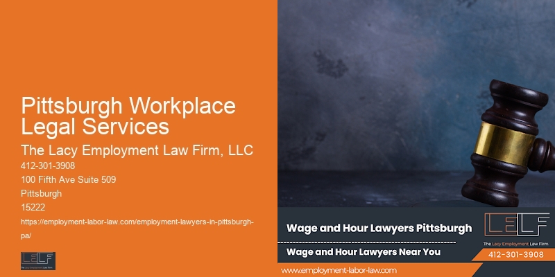 Employee Rights Attorney Services Pittsburgh Workplace Legal Services