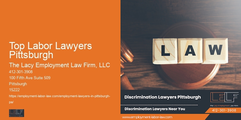 Experienced Employment Law Consultation Top Labor Lawyers Pittsburgh