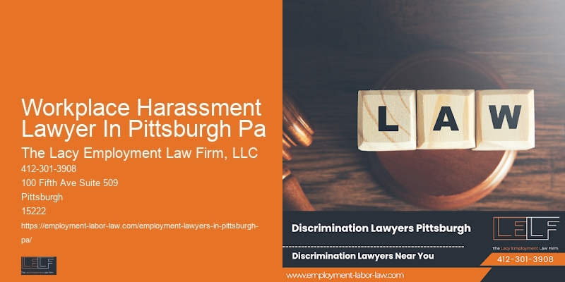 Wrongful Termination Support Workplace Harassment Lawyer In Pittsburgh Pa