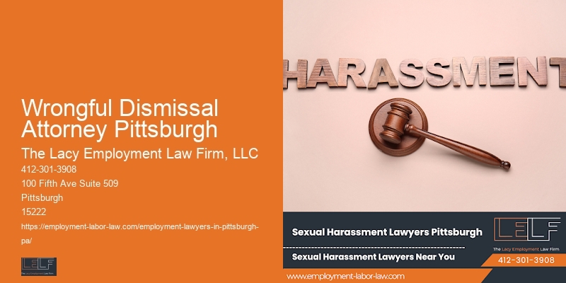 Affordable Discrimination Lawyer Wrongful Dismissal Attorney Pittsburgh