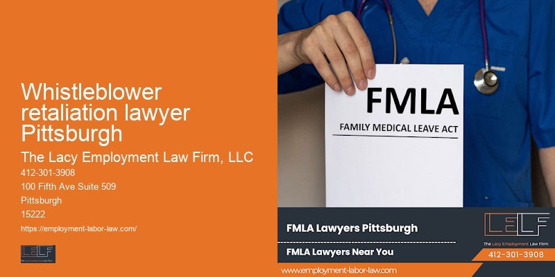 Whistleblower retaliation lawyer Pittsburgh