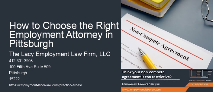 How to Choose the Right Employment Attorney in Pittsburgh