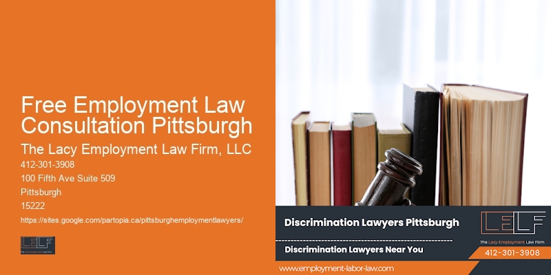 Free Employment Law Consultation Pittsburgh