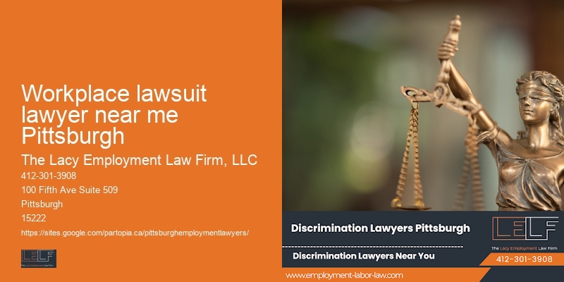 Workplace lawsuit lawyer near me Pittsburgh