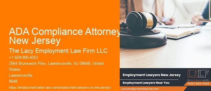 ADA Compliance Attorney New Jersey