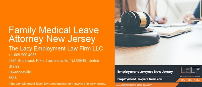Family Medical Leave Attorney New Jersey