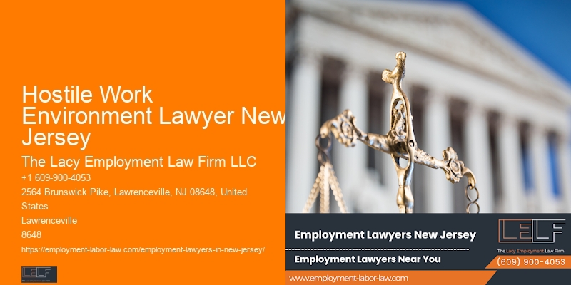 Hostile Work Environment Lawyer New Jersey