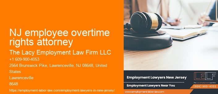 NJ employee overtime rights attorney
