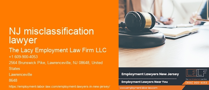 NJ misclassification lawyer