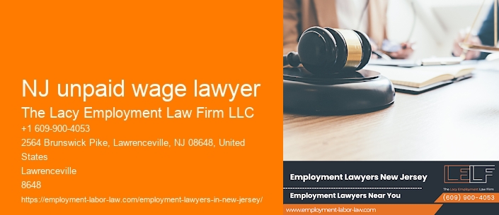 NJ unpaid wage lawyer